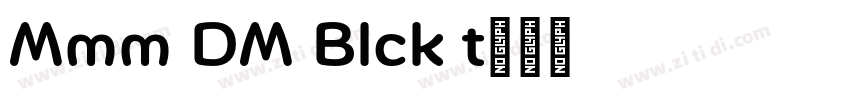 Mommi DEMO Black It字体转换